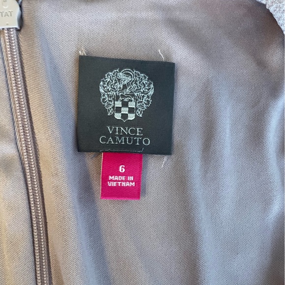 Vince Camuto Women’s Ruched Glitter Bodycon Dress Pink Size 6 - Picture 6 of 6